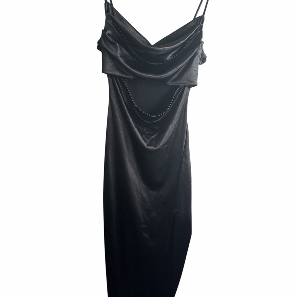 Silk black dress - Picture 2 of 2